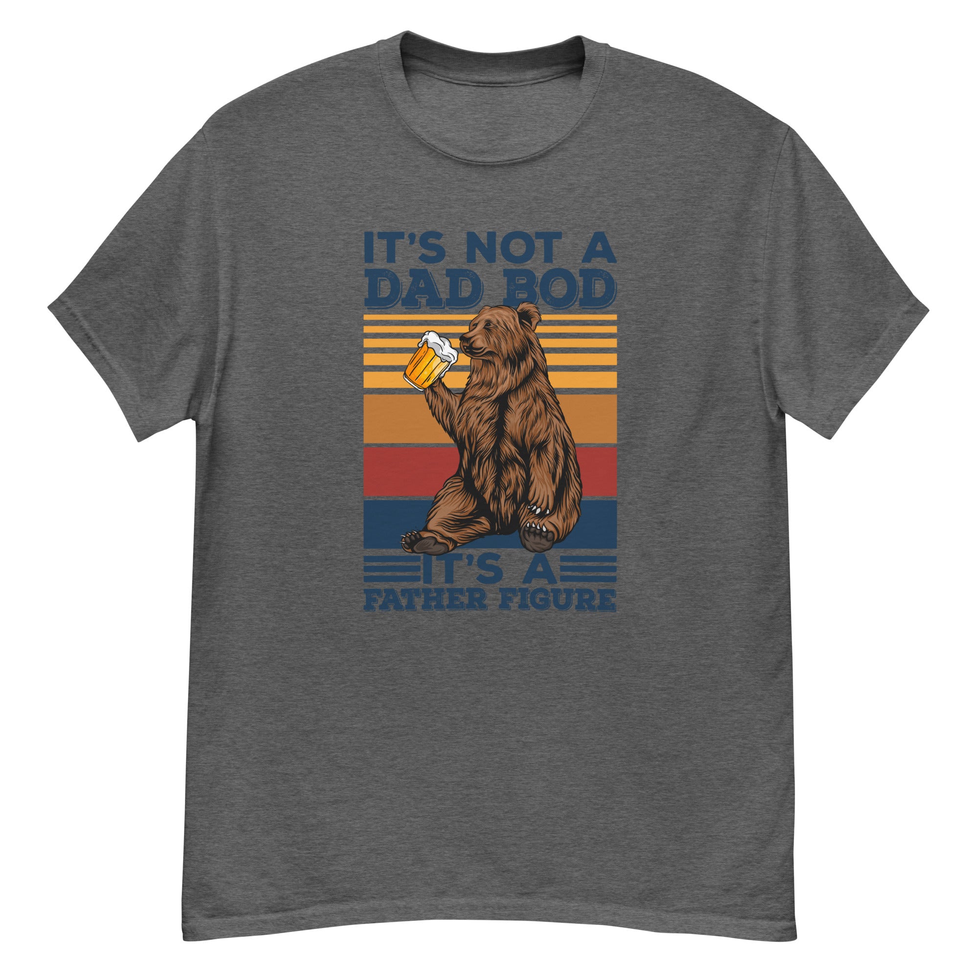 Camiseta de hombre con figura paterna y cuerpo de papá