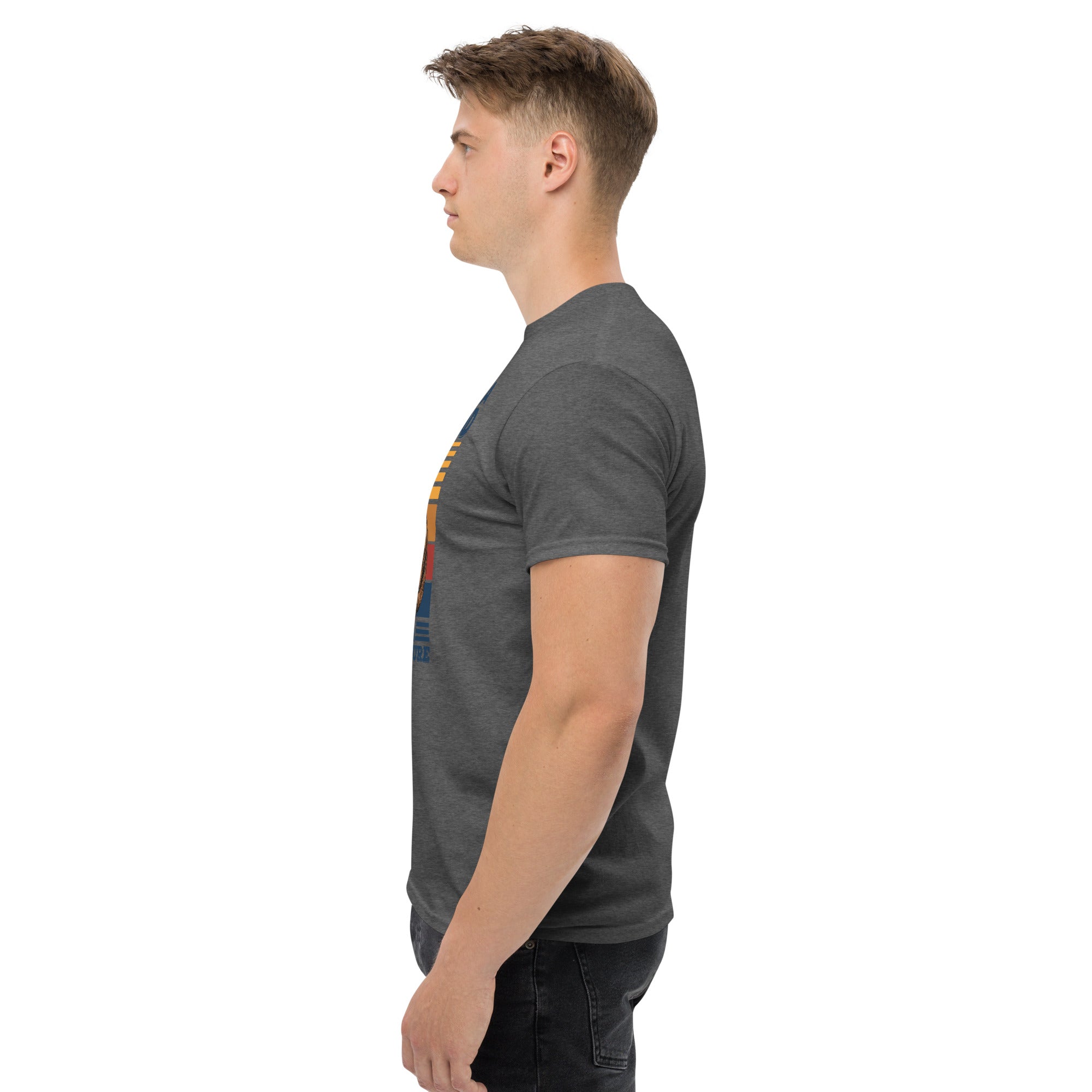 Camiseta de hombre con figura paterna y cuerpo de papá