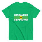 GRADUATION IS HAPPINESS men's t-shirt - Printoo Shop - - graduation, men's tee, Unisex Classic Tee | Gildan 5000