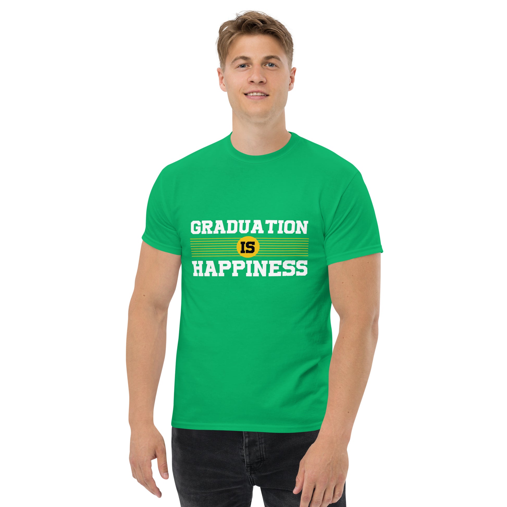 GRADUATION IS HAPPINESS Men's classic tee