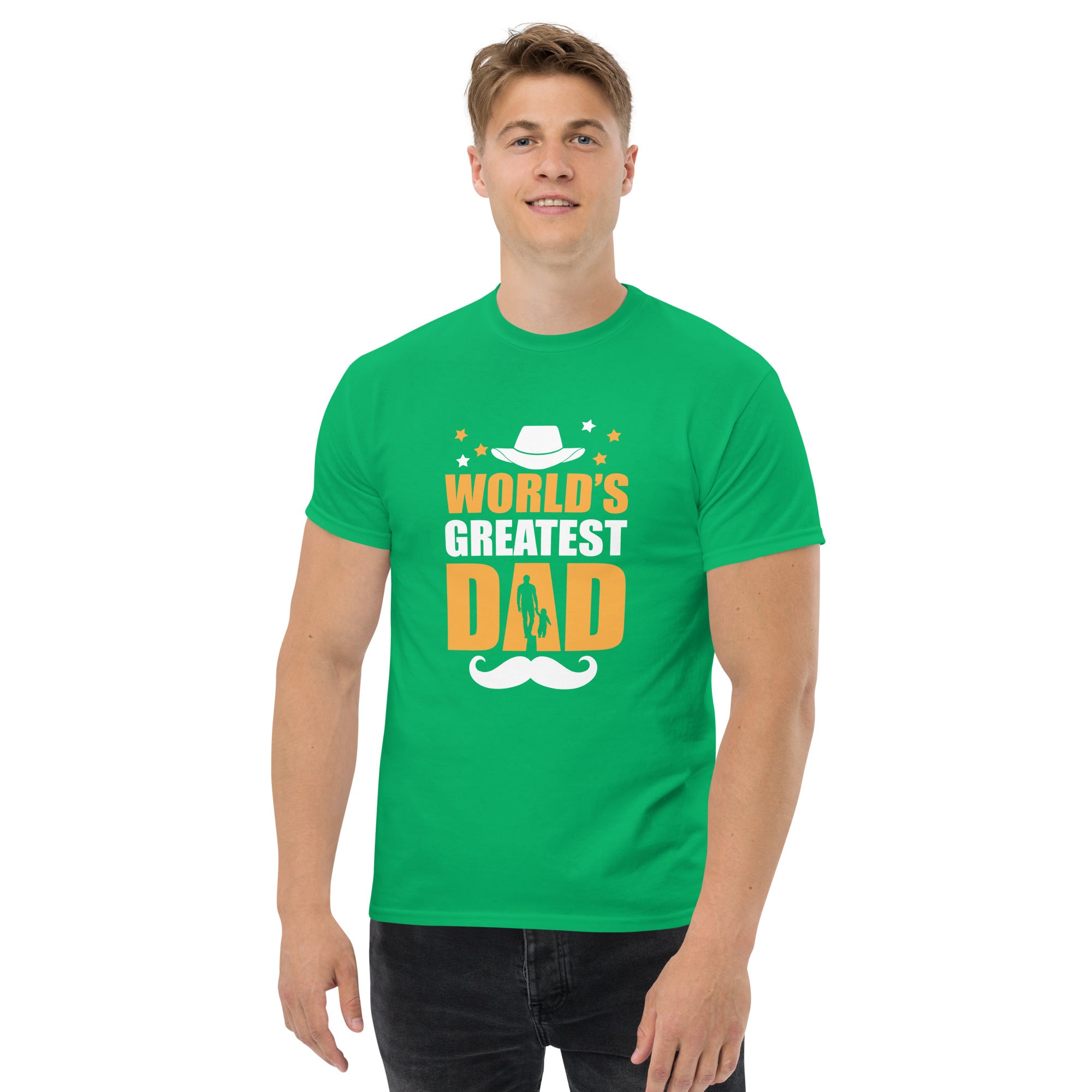 GRE ATEST DAD men's t-shirt