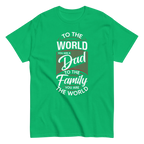 DAD'S WORLD Men's tee - Printoo Shop - - Father's Day, men's tee, Men’s Classic Tee | Gildan 5000, t-shirt, tee