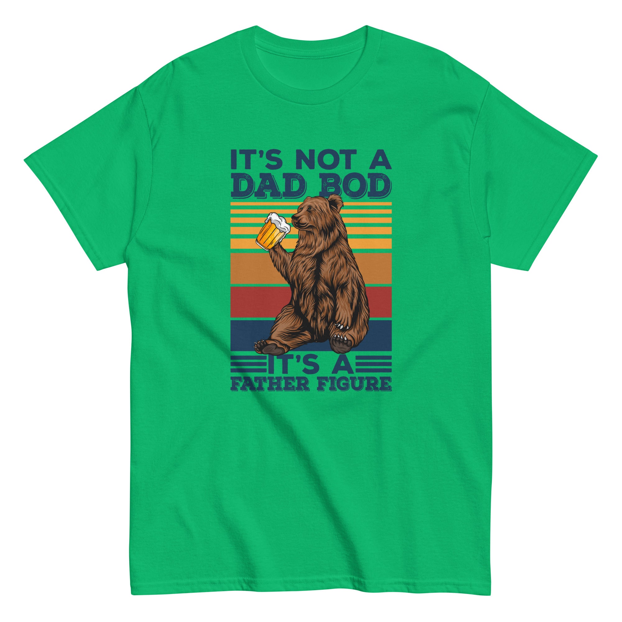 Camiseta de hombre con figura paterna y cuerpo de papá