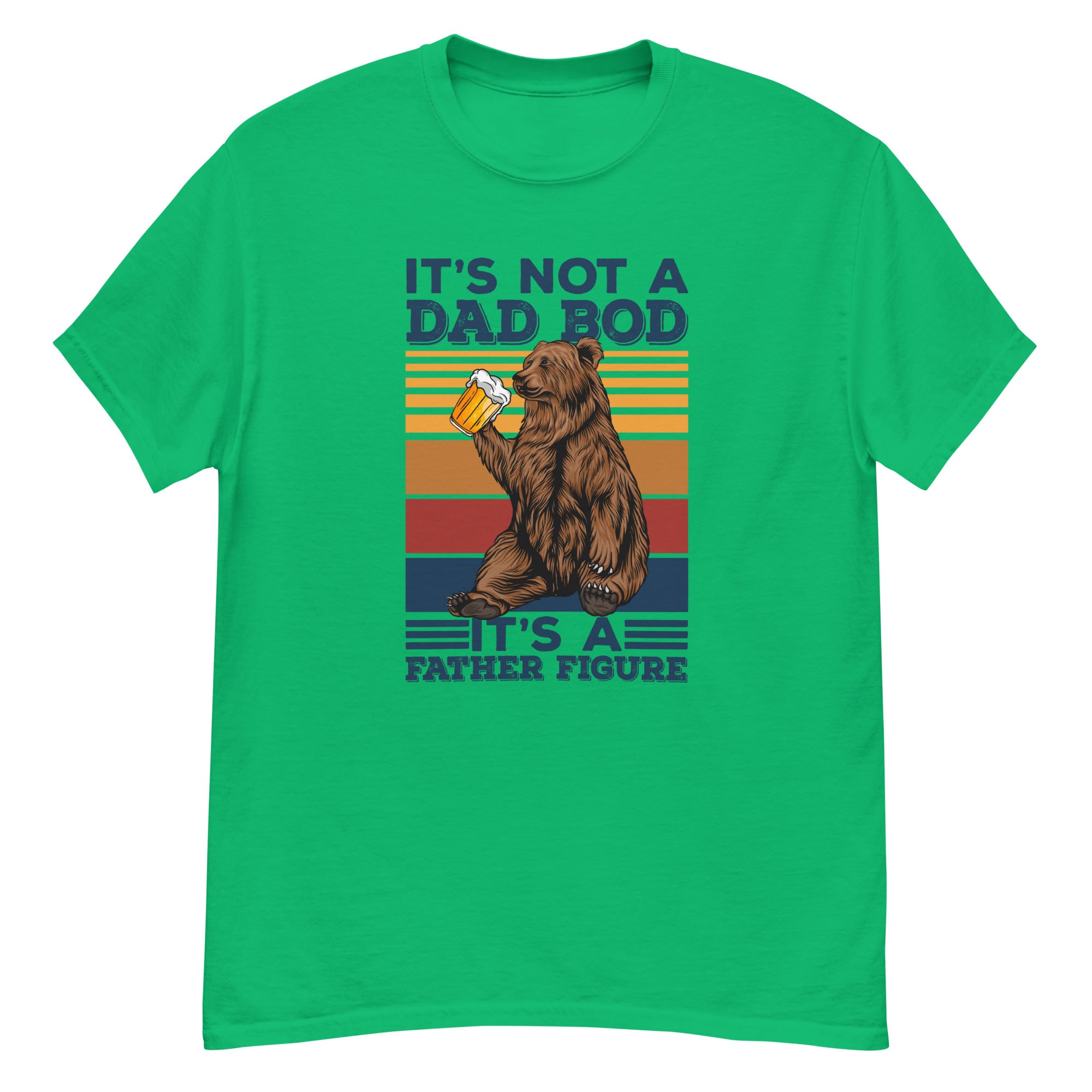 Camiseta de hombre con figura paterna y cuerpo de papá