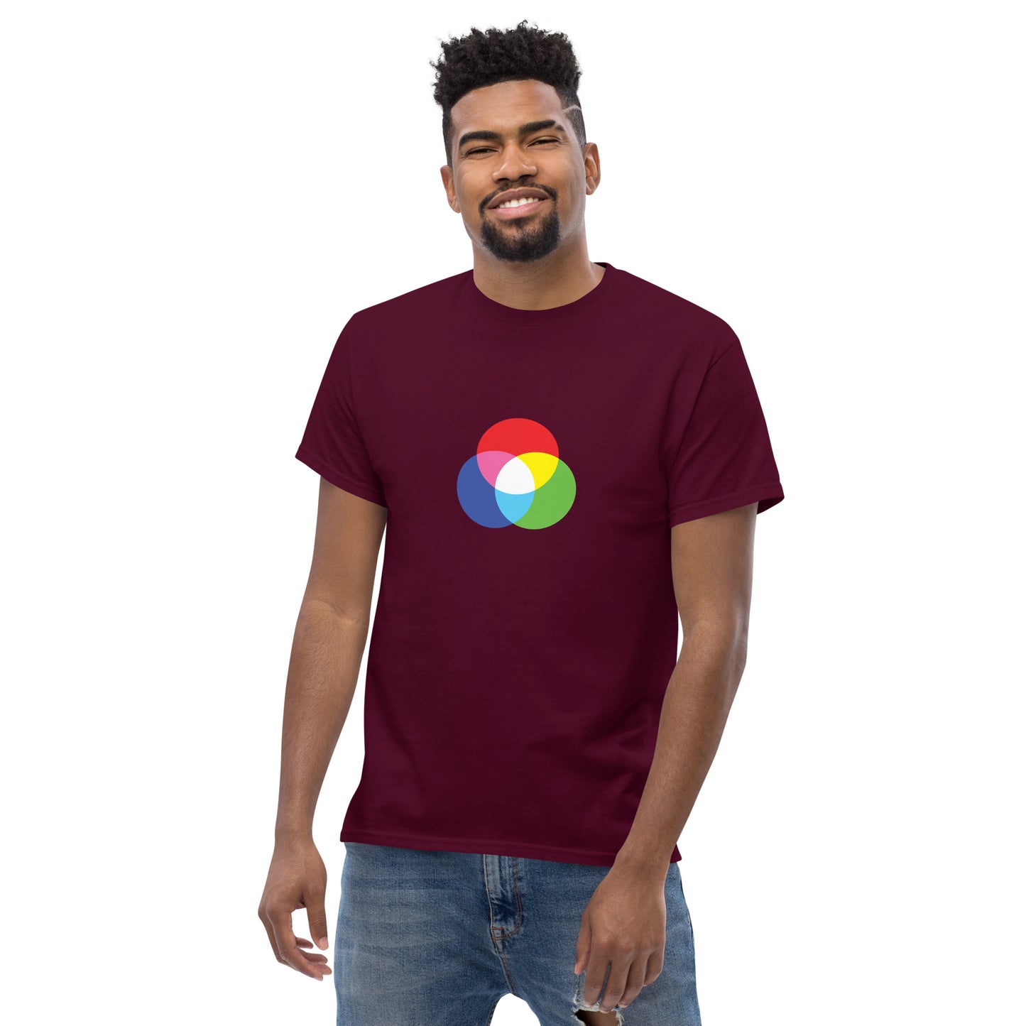 RGB CIRCLES men's t-shirt