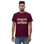 GRADUATION IS HAPPINESS men's t-shirt - Printoo Shop - - graduation, men's tee, Unisex Classic Tee | Gildan 5000
