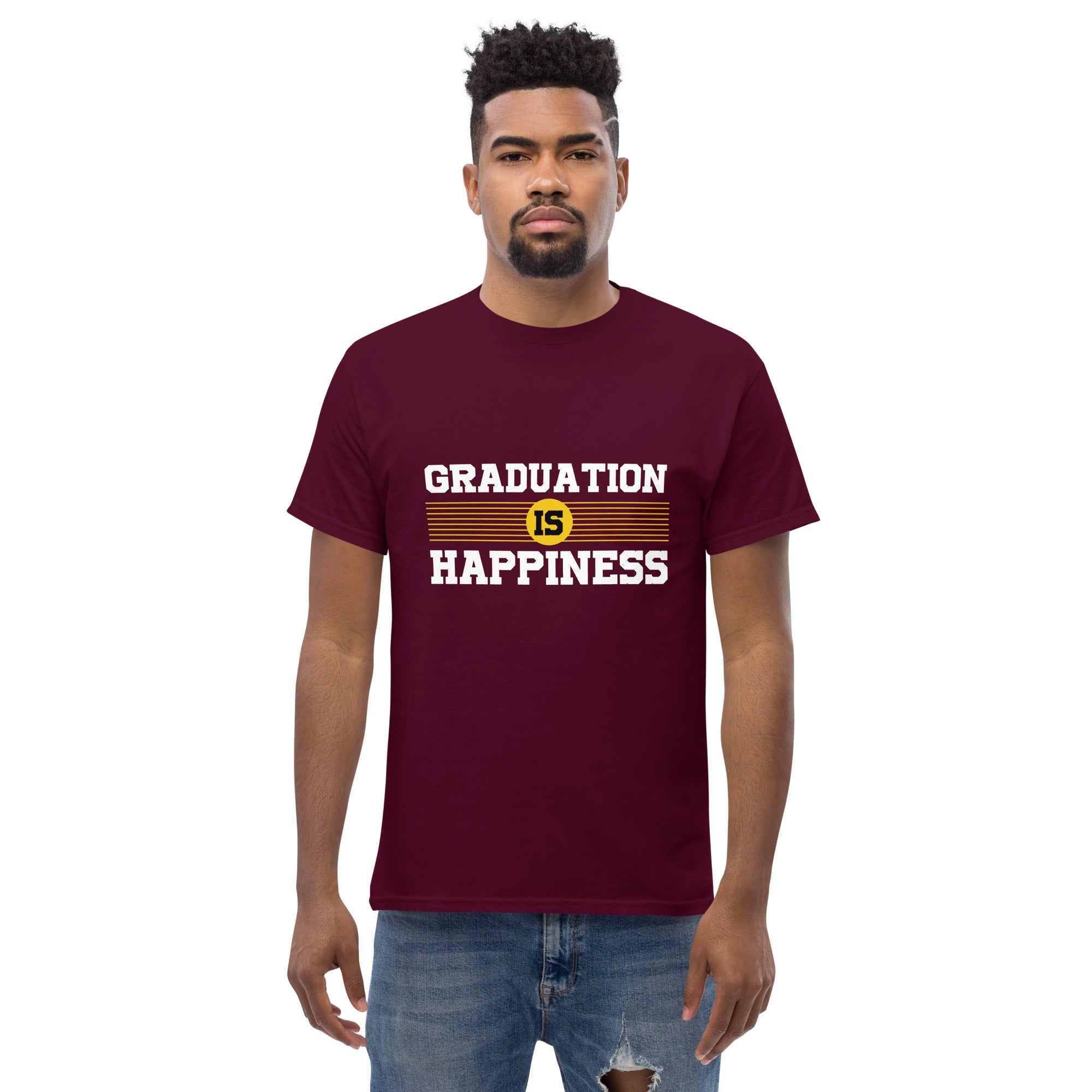 GRADUATION IS HAPPINESS Herren klassisches T-Shirt