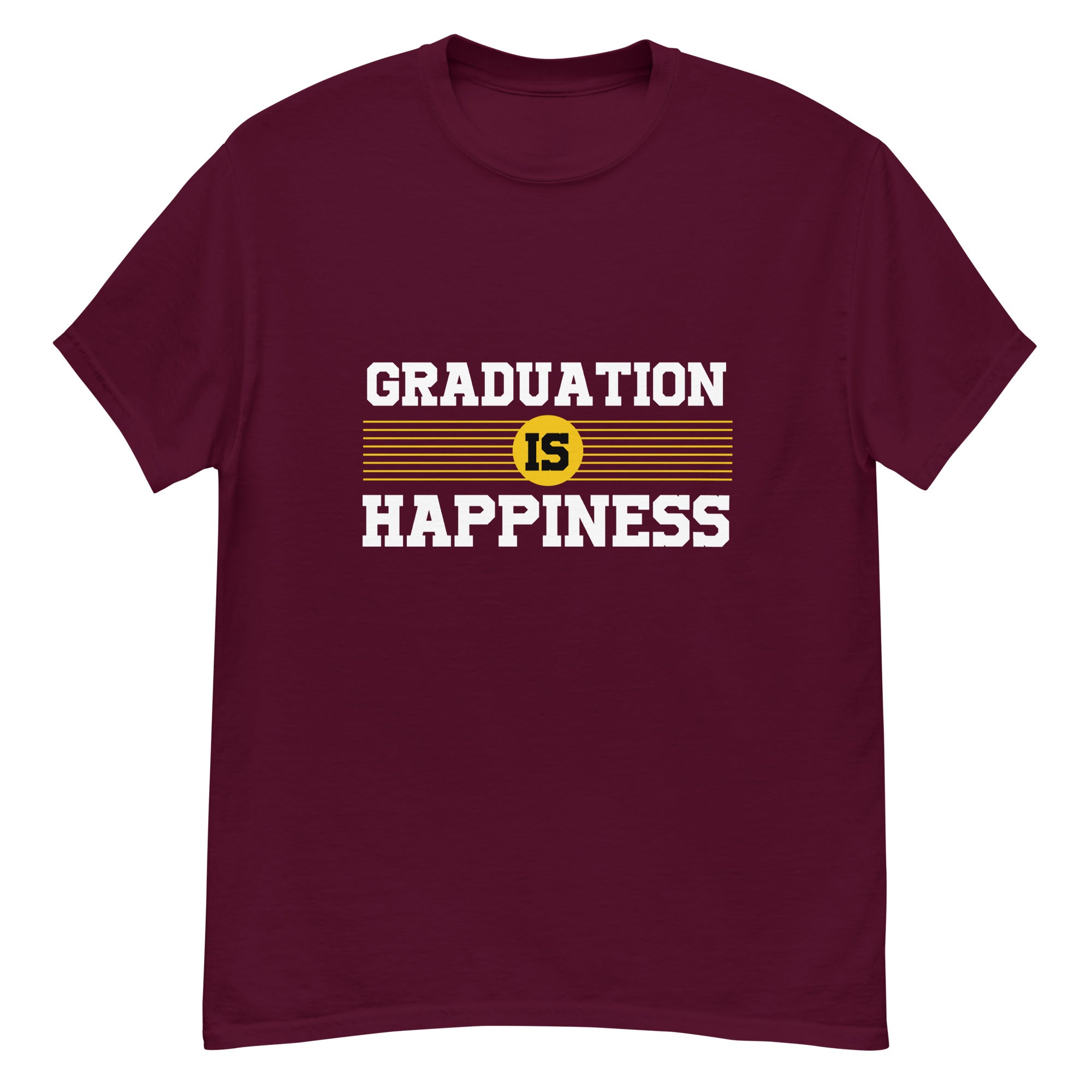 Camiseta para hombre LA GRADUACIÓN ES FELICIDAD