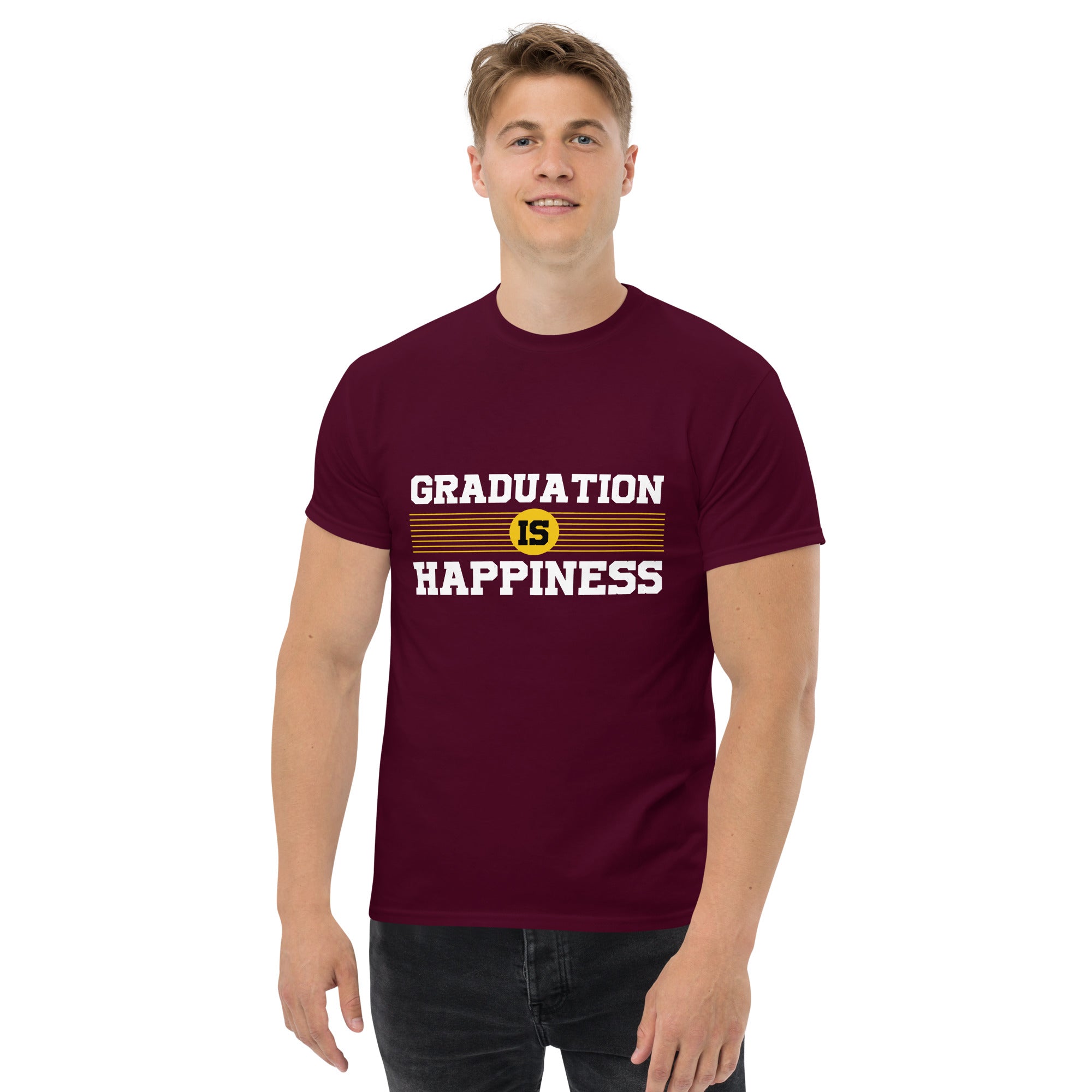 GRADUATION IS HAPPINESS Herren klassisches T-Shirt