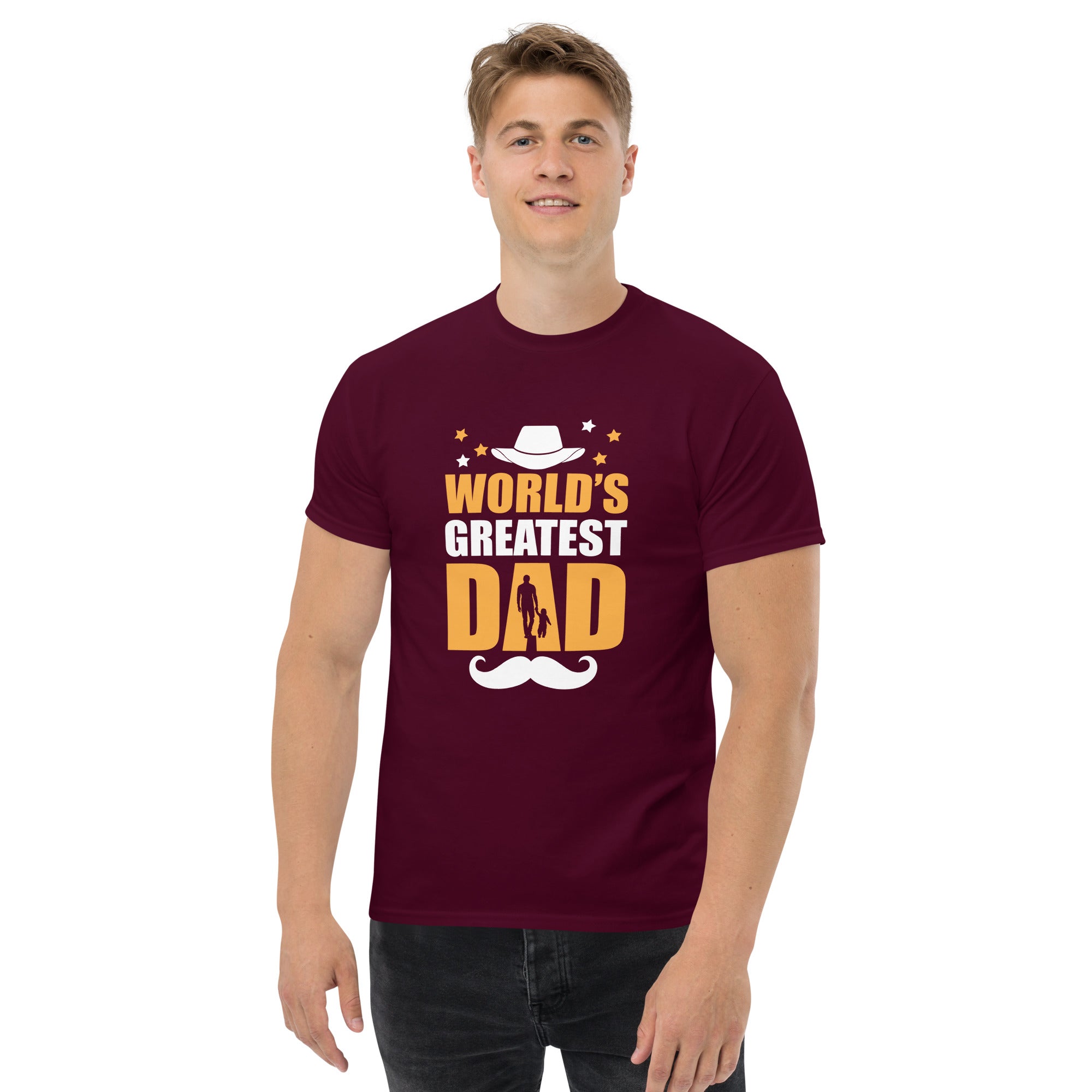 GRE ATEST DAD men's t-shirt