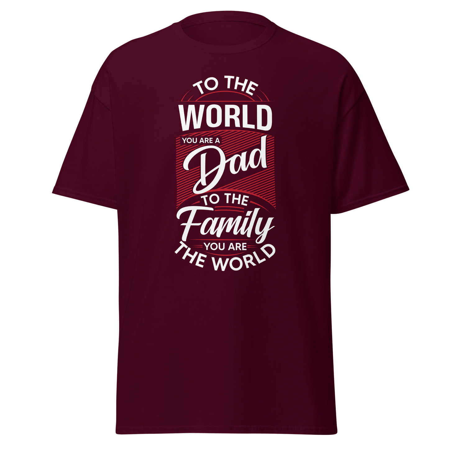 DAD'S WORLD Men's tee