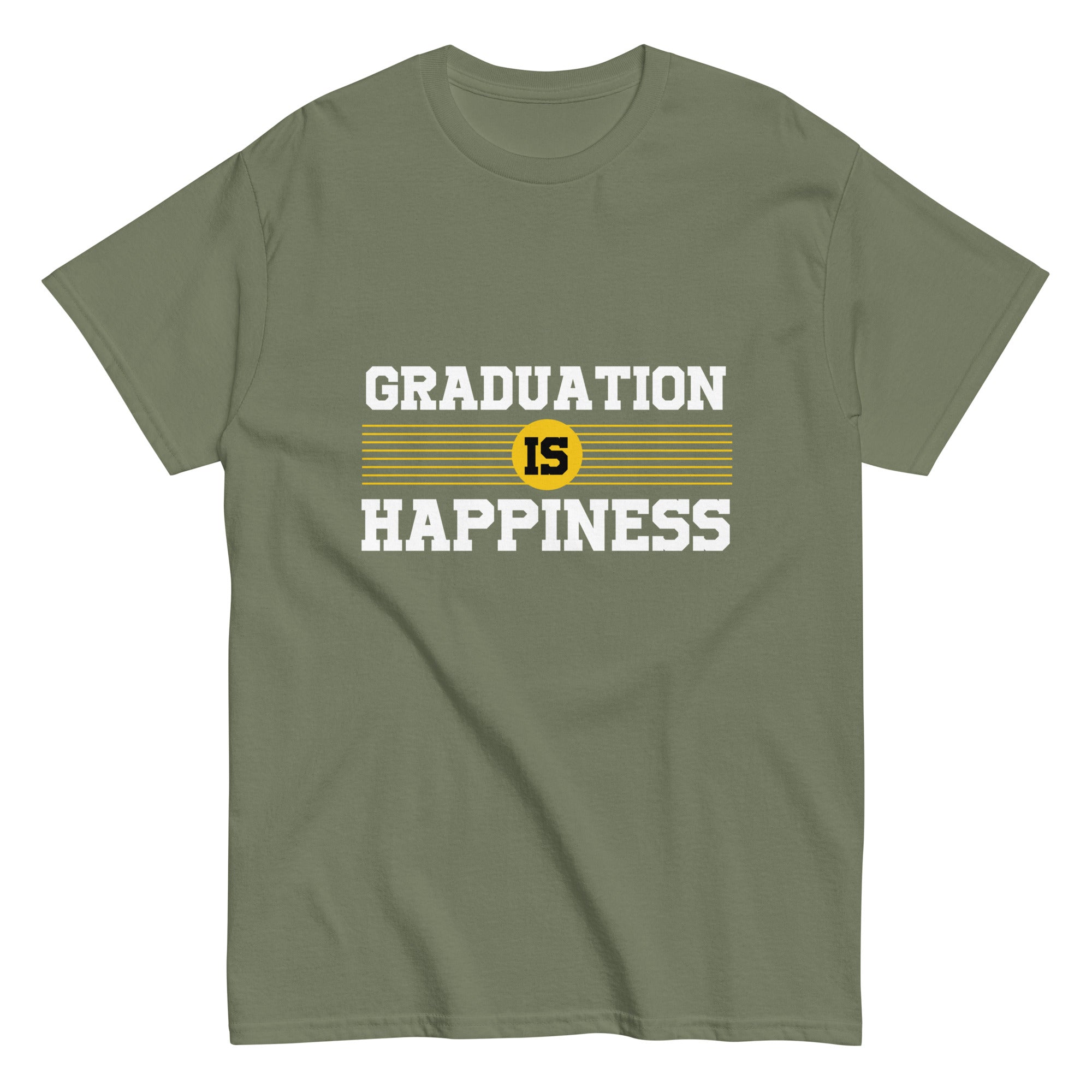 Camiseta para hombre LA GRADUACIÓN ES FELICIDAD