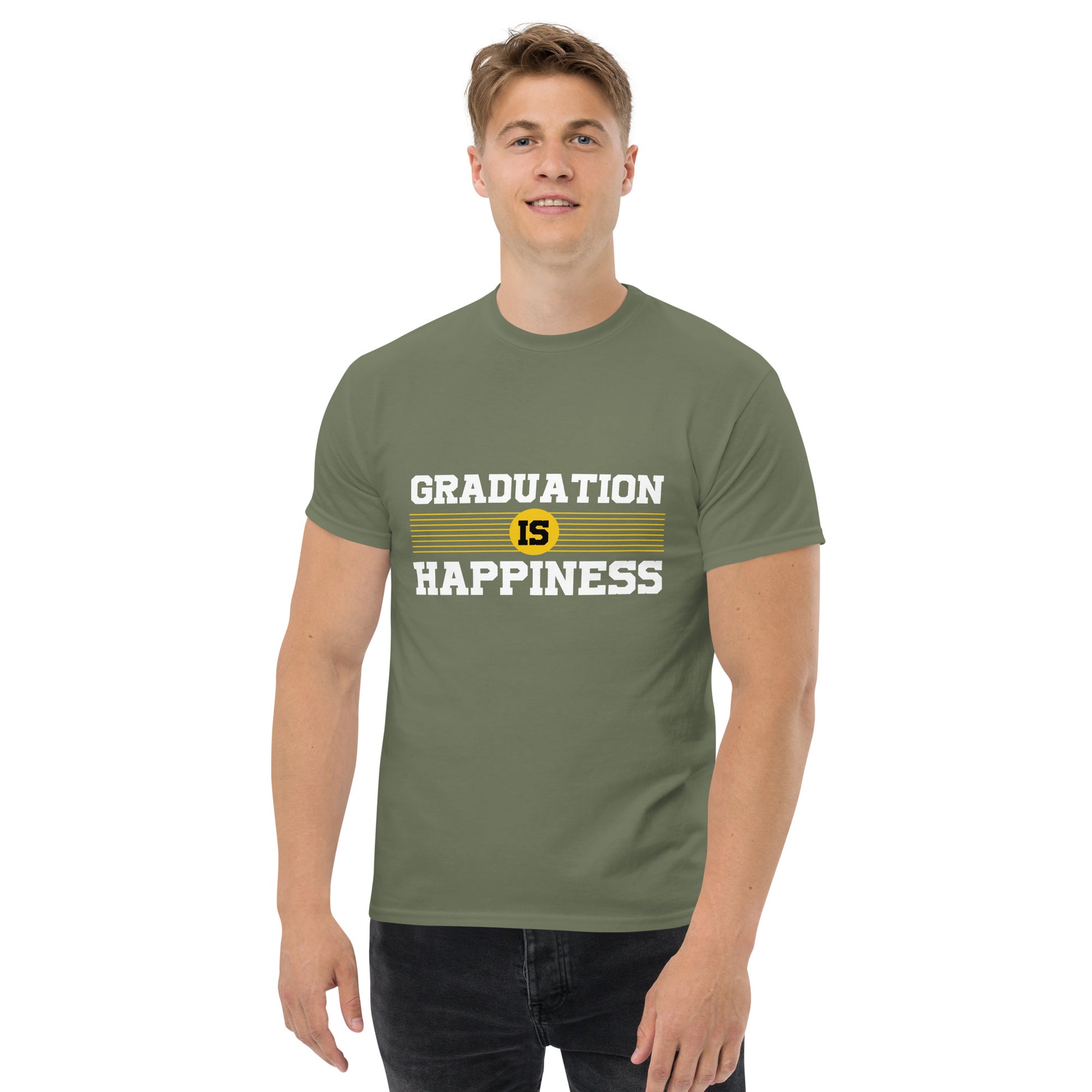 GRADUATION IS HAPPINESS Men's classic tee