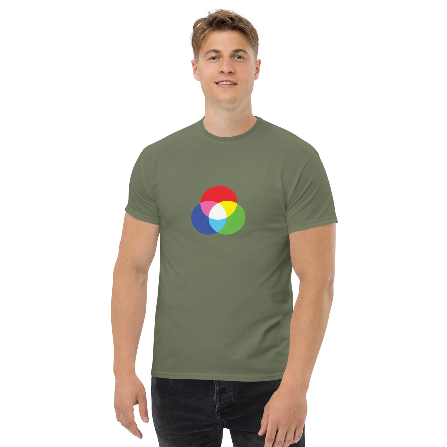 RGB CIRCLES men's t-shirt