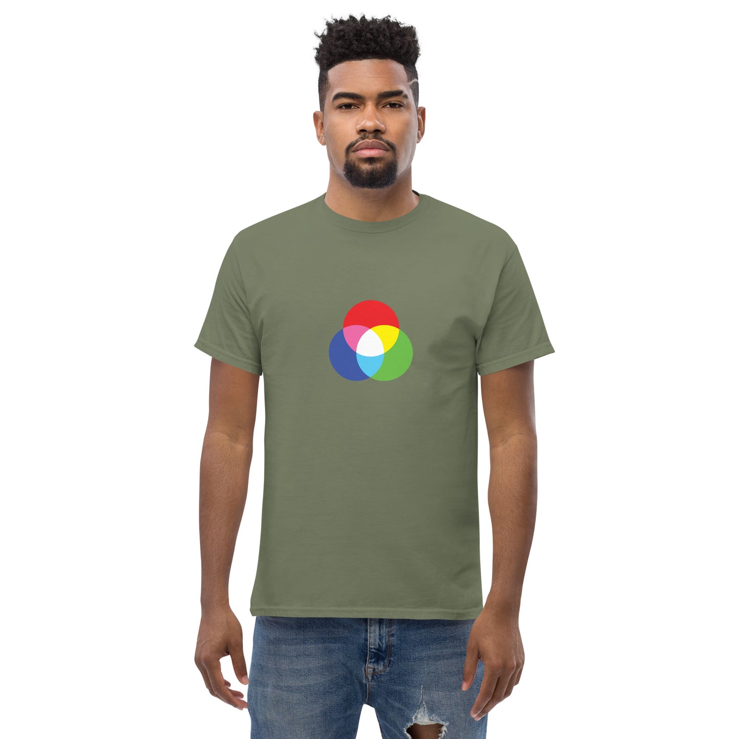 RGB CIRCLES men's t-shirt