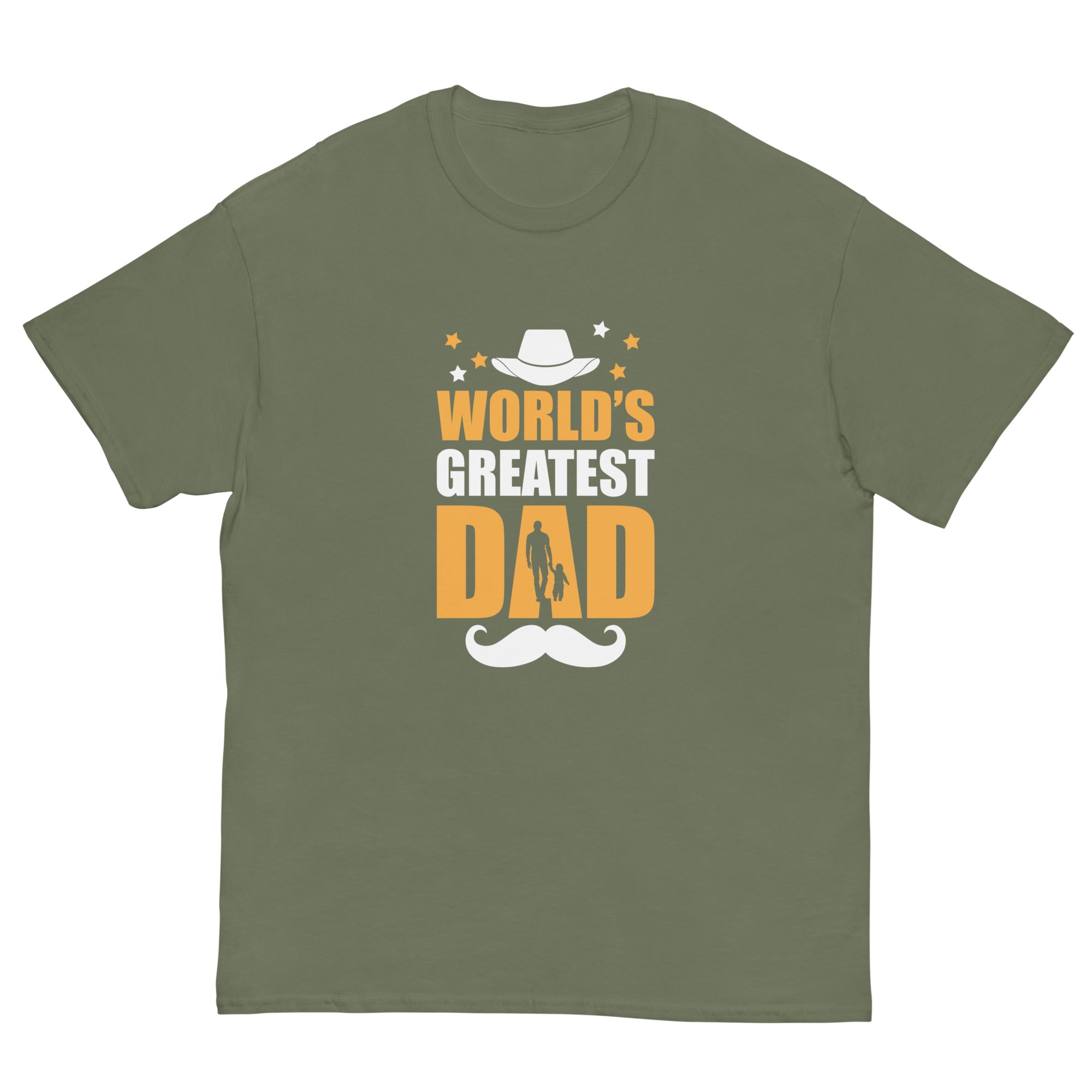 GRE ATEST DAD men's t-shirt