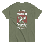DAD'S WORLD Men's tee - Printoo Shop - - Father's Day, men's tee, Men’s Classic Tee | Gildan 5000, t-shirt, tee