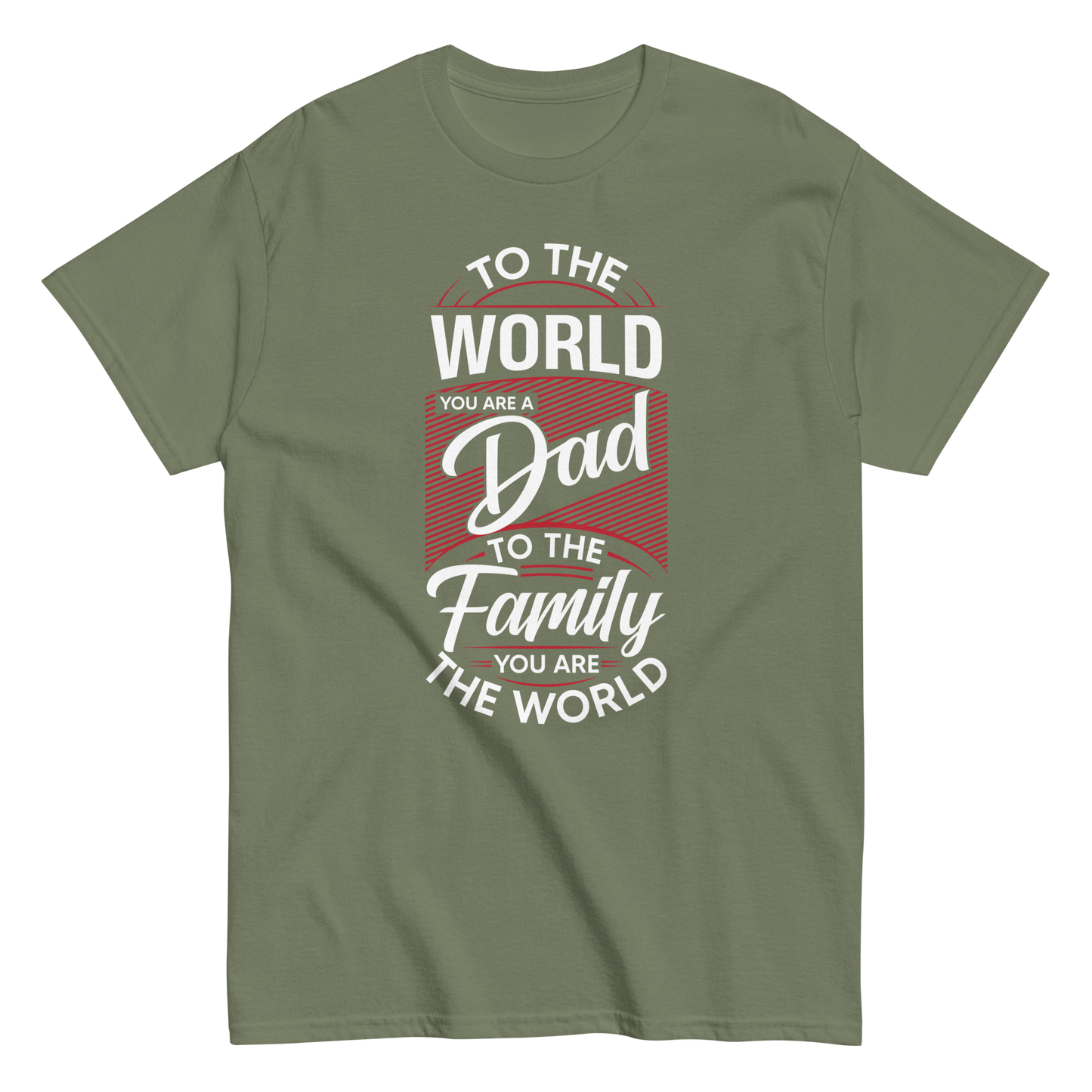 DAD'S WORLD Men's tee