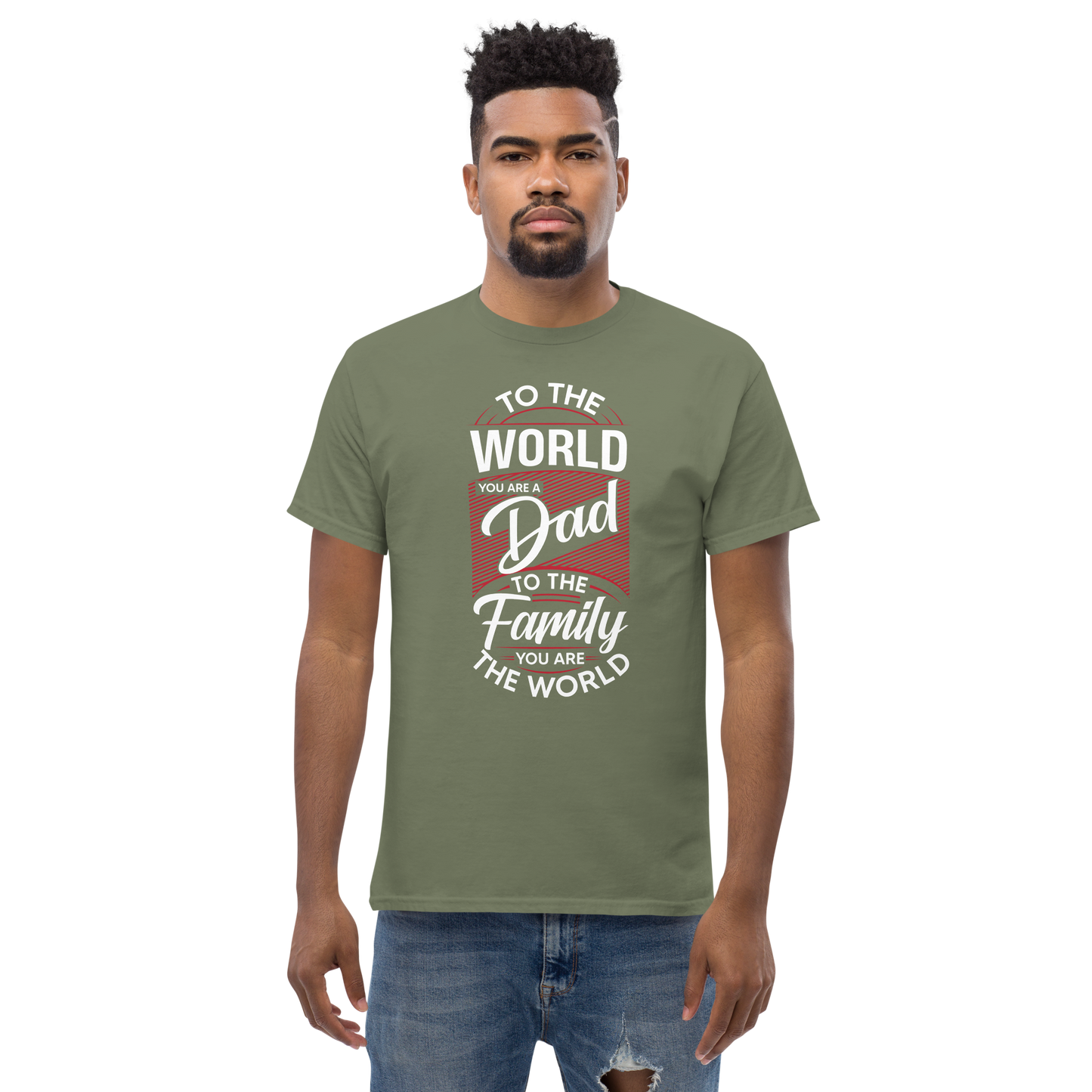 DAD'S WORLD Men's tee