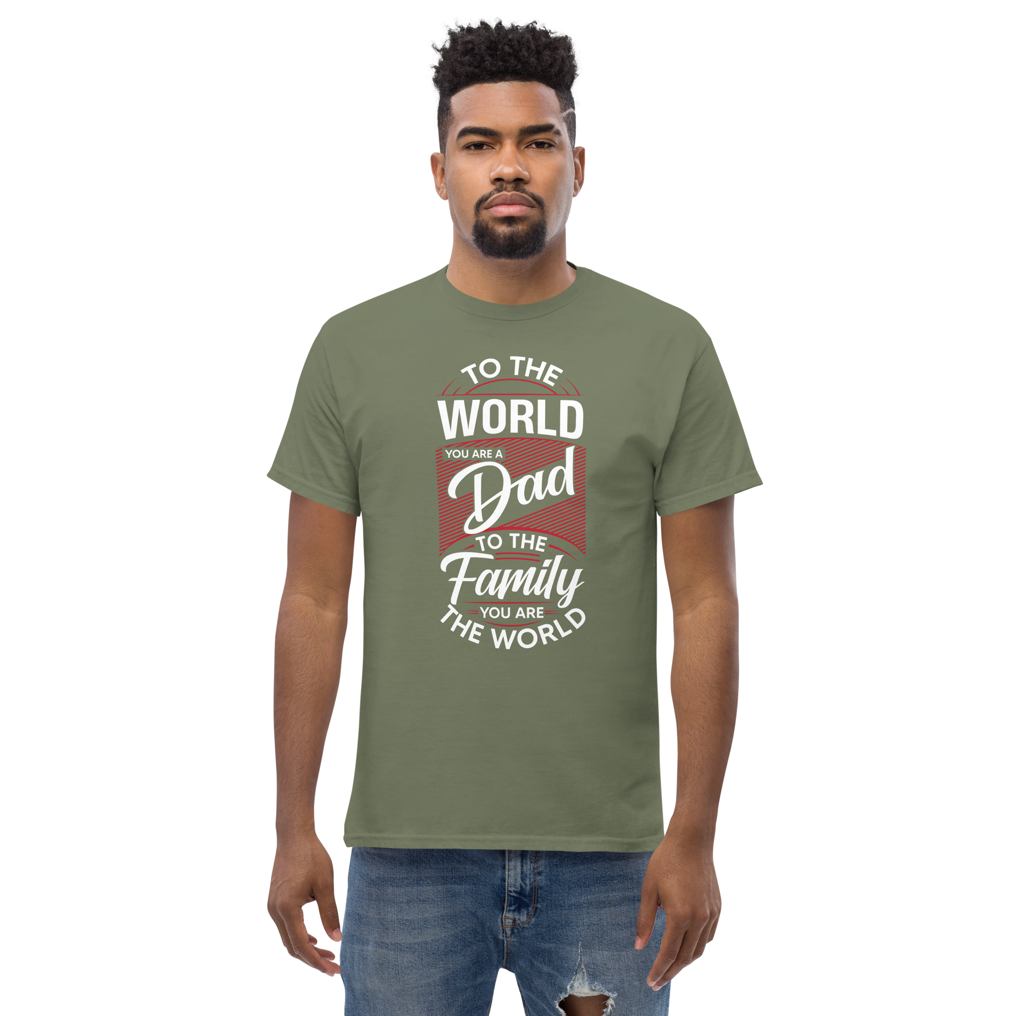 DAD'S WORLD Men's tee