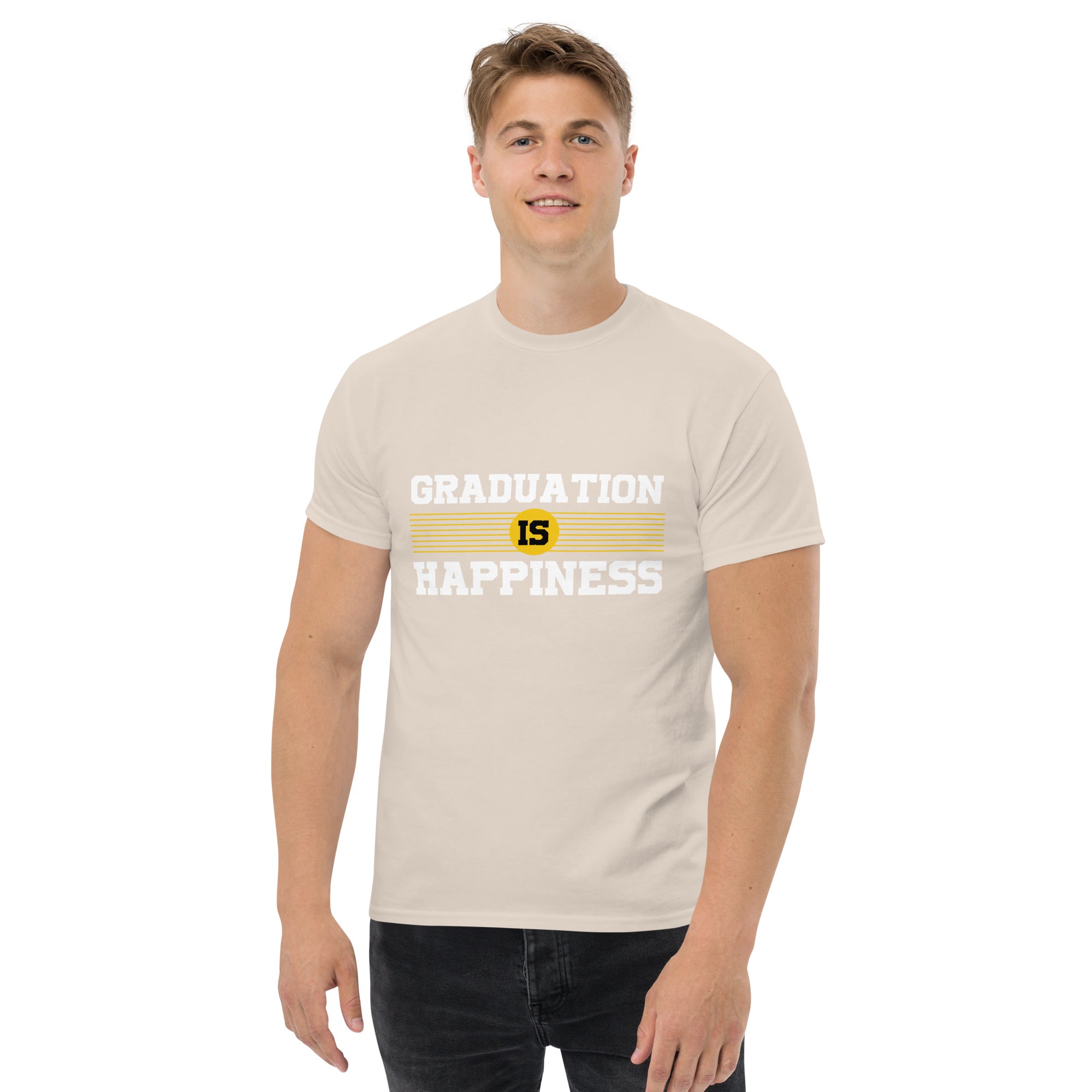 Camiseta para hombre LA GRADUACIÓN ES FELICIDAD