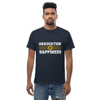 GRADUATION IS HAPPINESS men's t-shirt - Printoo Shop - - graduation, men's tee, Unisex Classic Tee | Gildan 5000