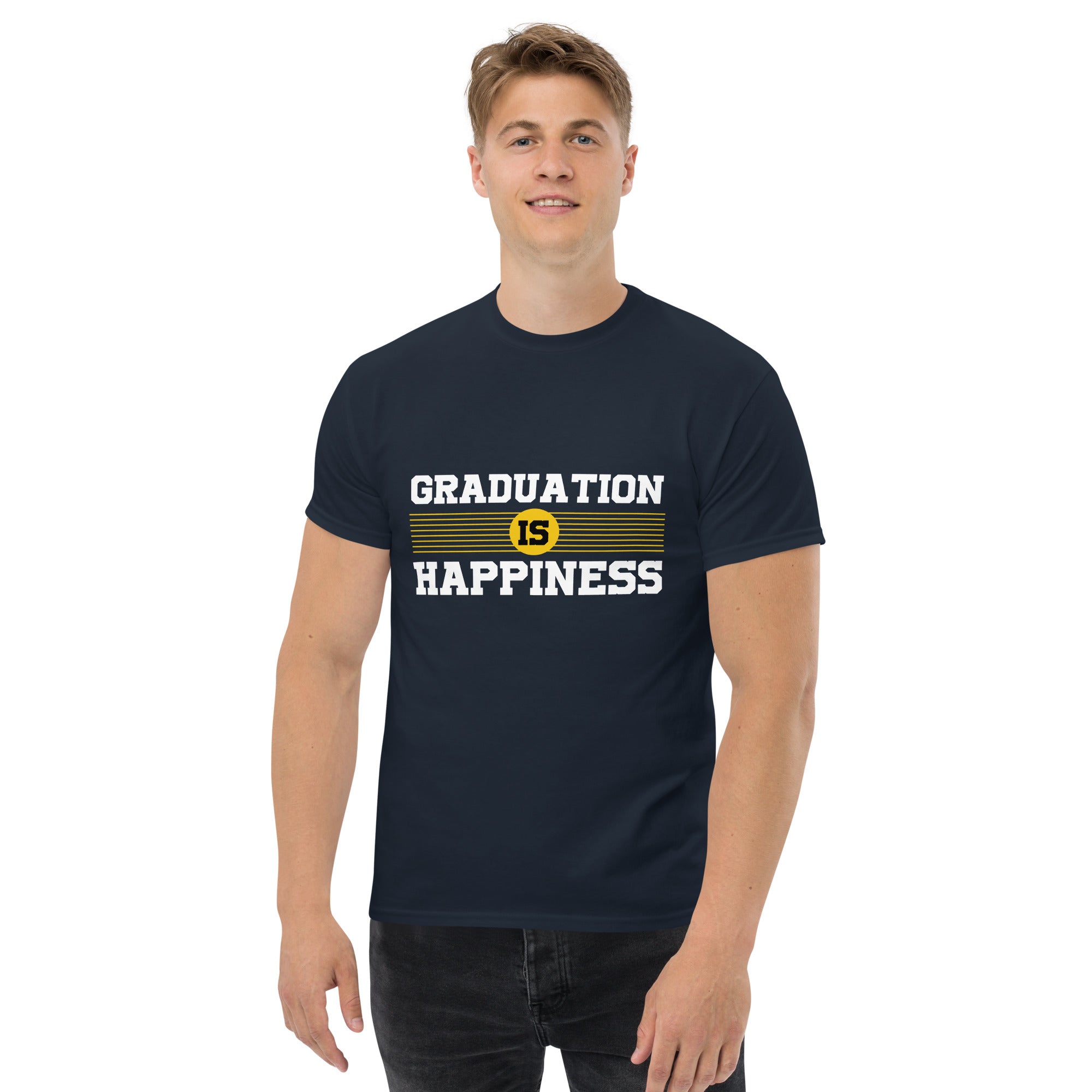 Camiseta para hombre LA GRADUACIÓN ES FELICIDAD