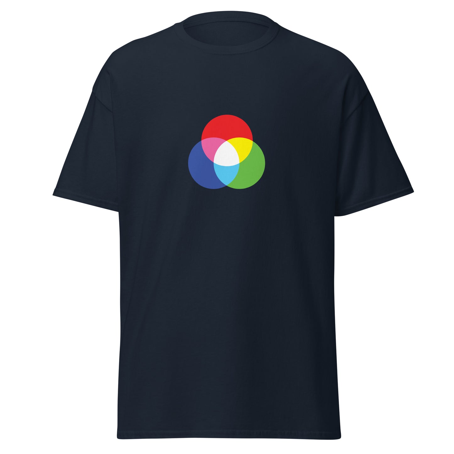 RGB CIRCLES men's t-shirt