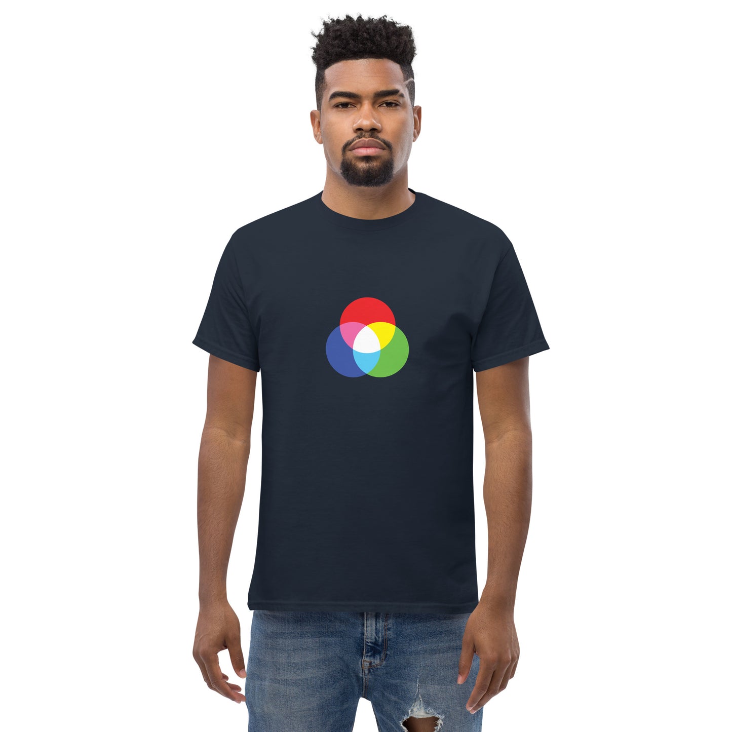 RGB CIRCLES men's t-shirt