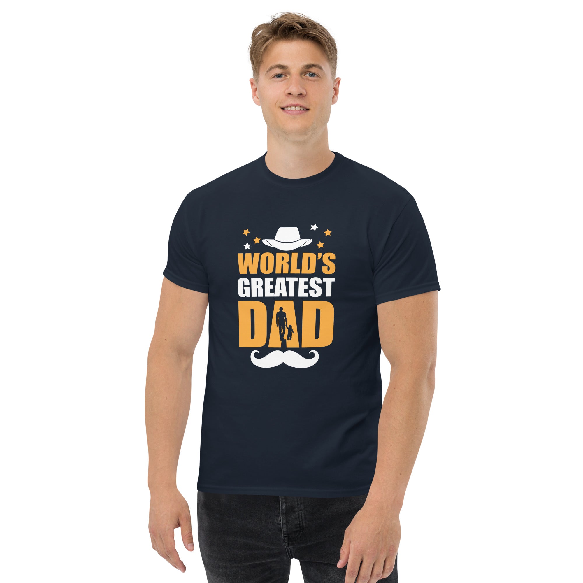 GRE ATEST DAD men's t-shirt