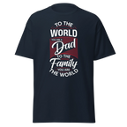 DAD'S WORLD Men's tee - Printoo Shop - - Father's Day, men's tee, Men’s Classic Tee | Gildan 5000, t-shirt, tee