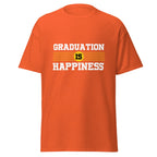 GRADUATION IS HAPPINESS men's t-shirt - Printoo Shop - - graduation, men's tee, Unisex Classic Tee | Gildan 5000