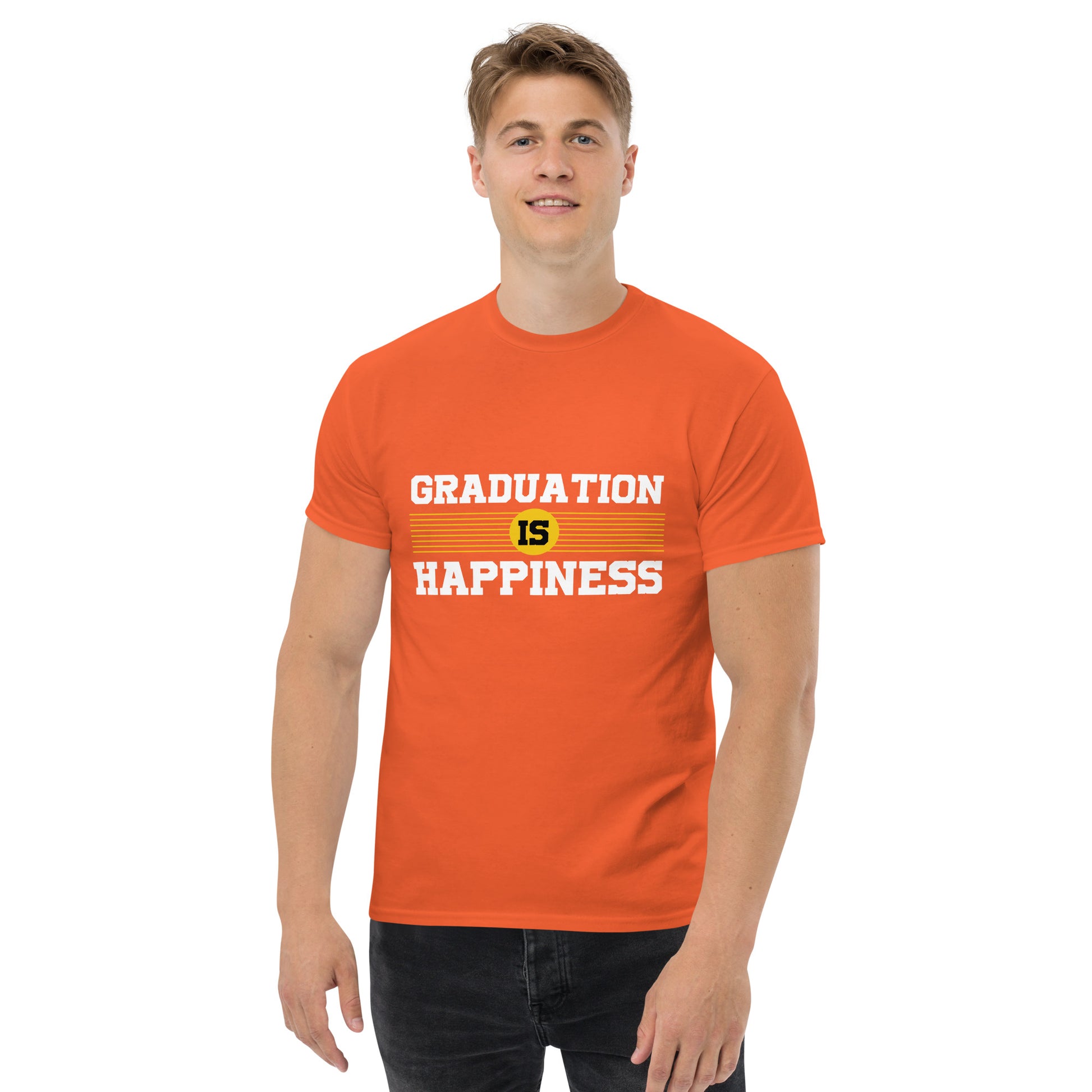 GRADUATION IS HAPPINESS Men's classic tee