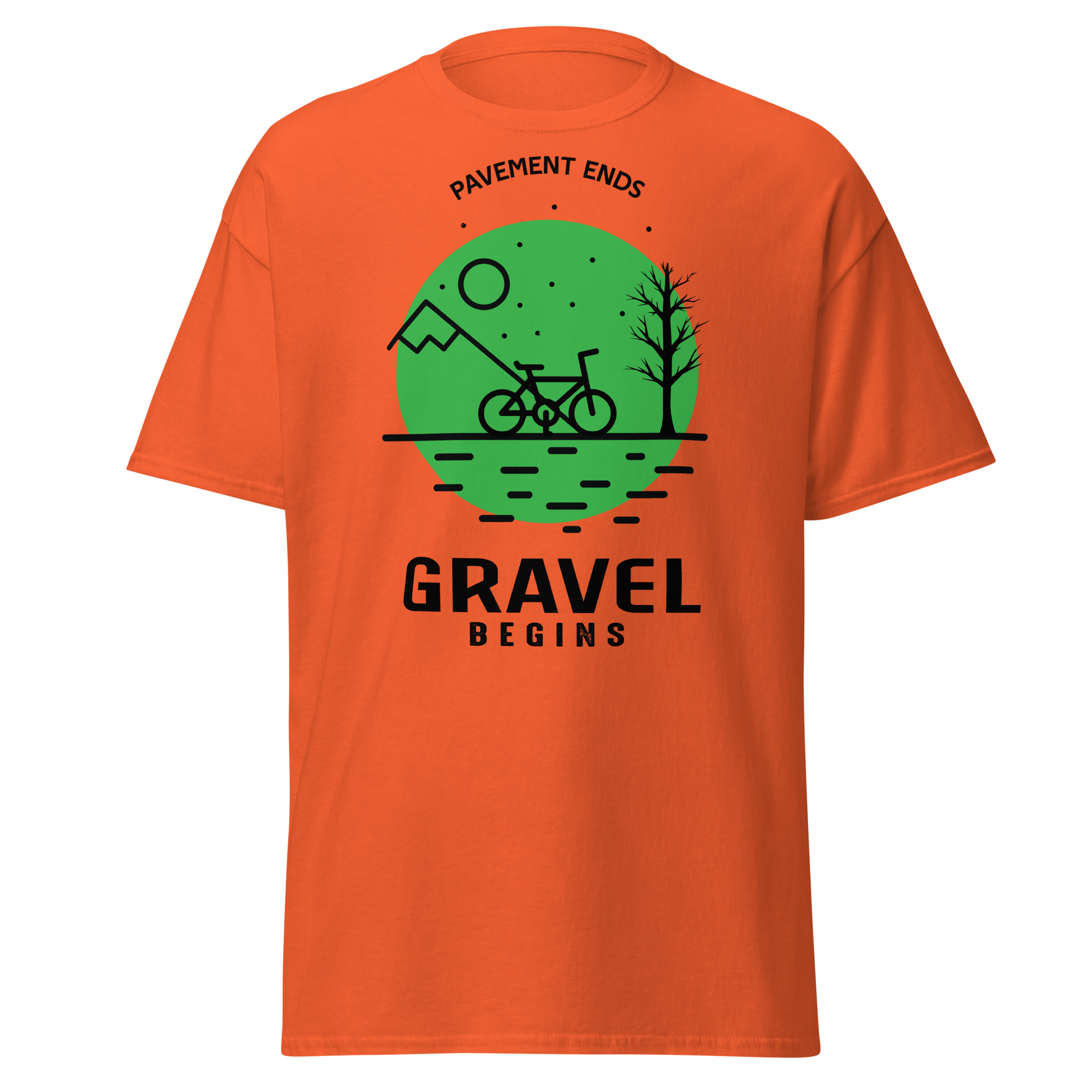 GRAVEL BEGINS unisex t-shirt