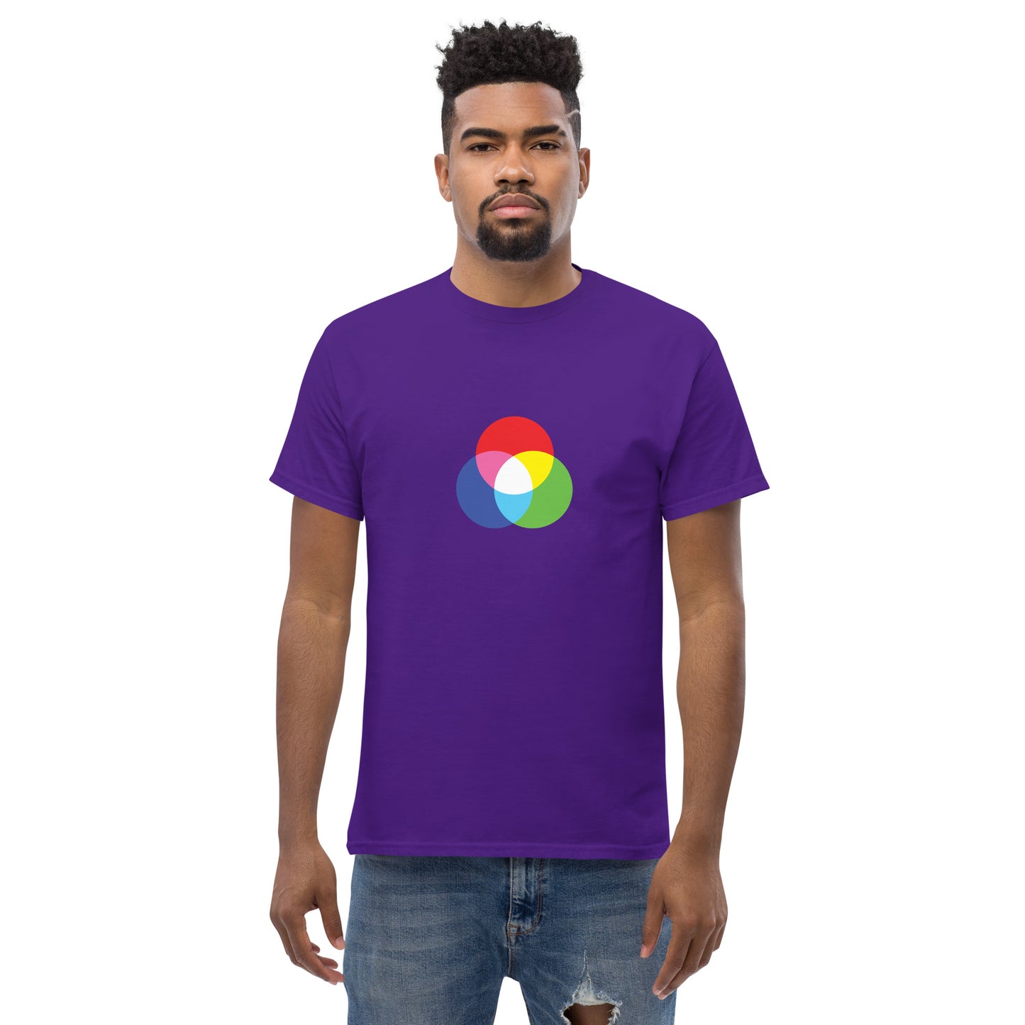 RGB CIRCLES men's t-shirt