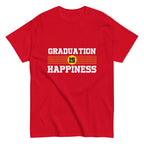 GRADUATION IS HAPPINESS men's t-shirt - Printoo Shop - - graduation, men's tee, Unisex Classic Tee | Gildan 5000