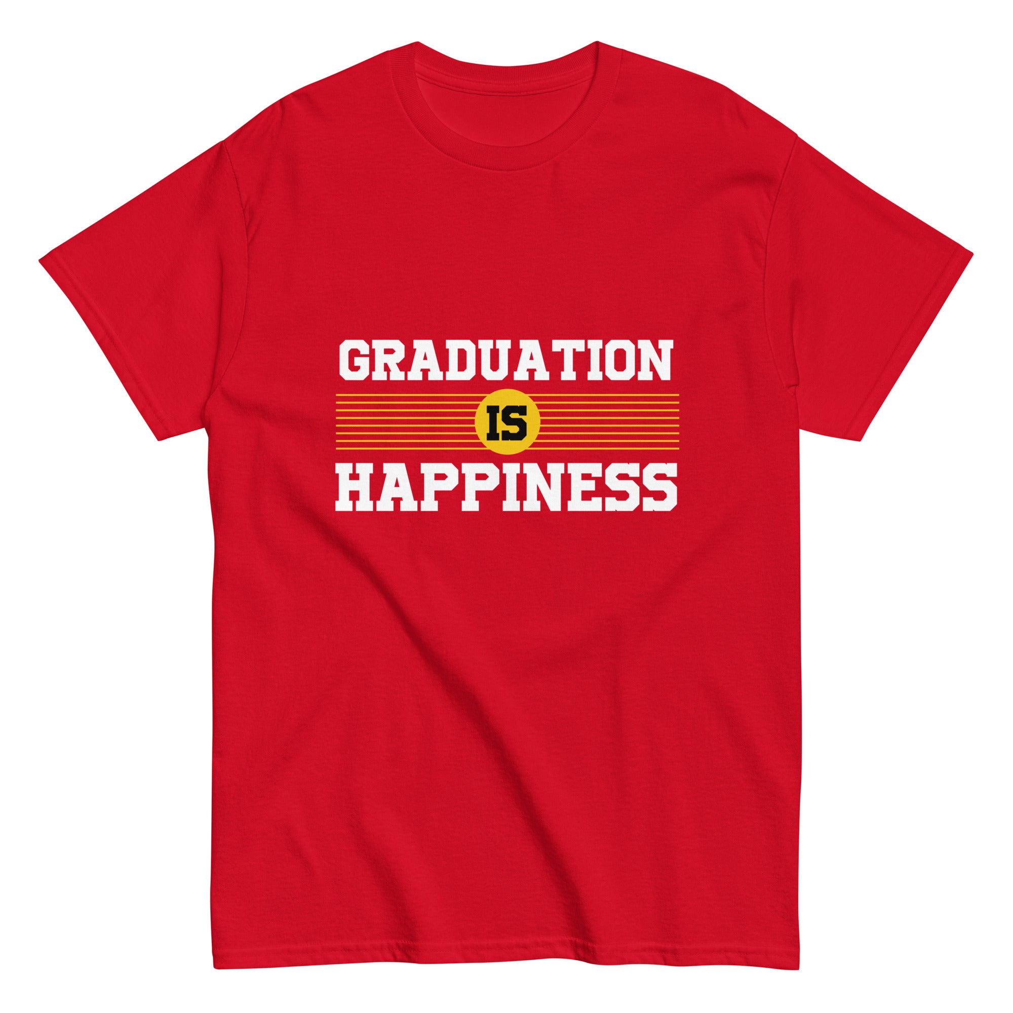Camiseta para hombre LA GRADUACIÓN ES FELICIDAD