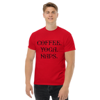 COFFEE YOGA NAPS unisex t-shirt - Printoo Shop - - t-shirt, unisex, Unisex Classic Tee | Gildan 5000