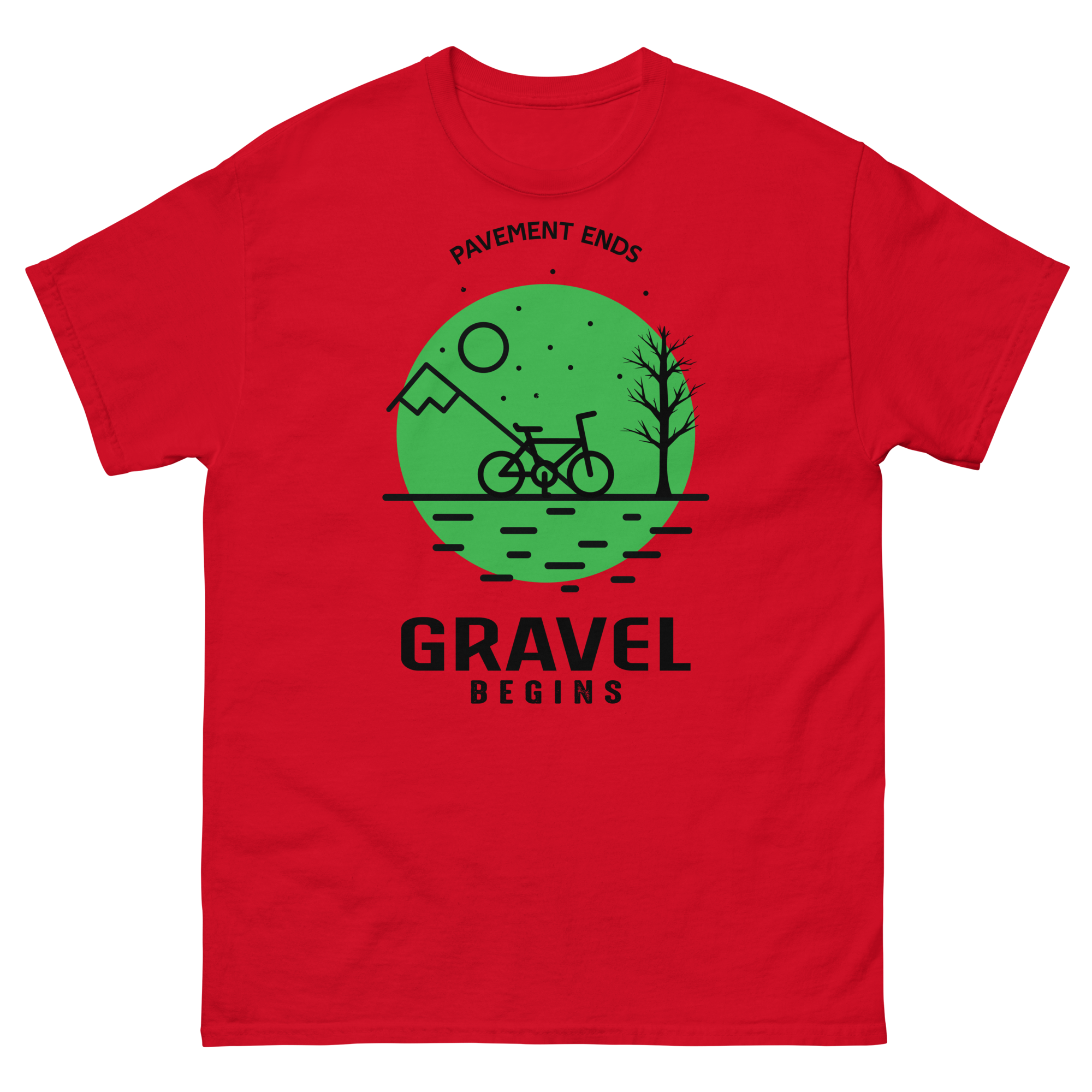 GRAVEL BEGINS unisex t-shirt