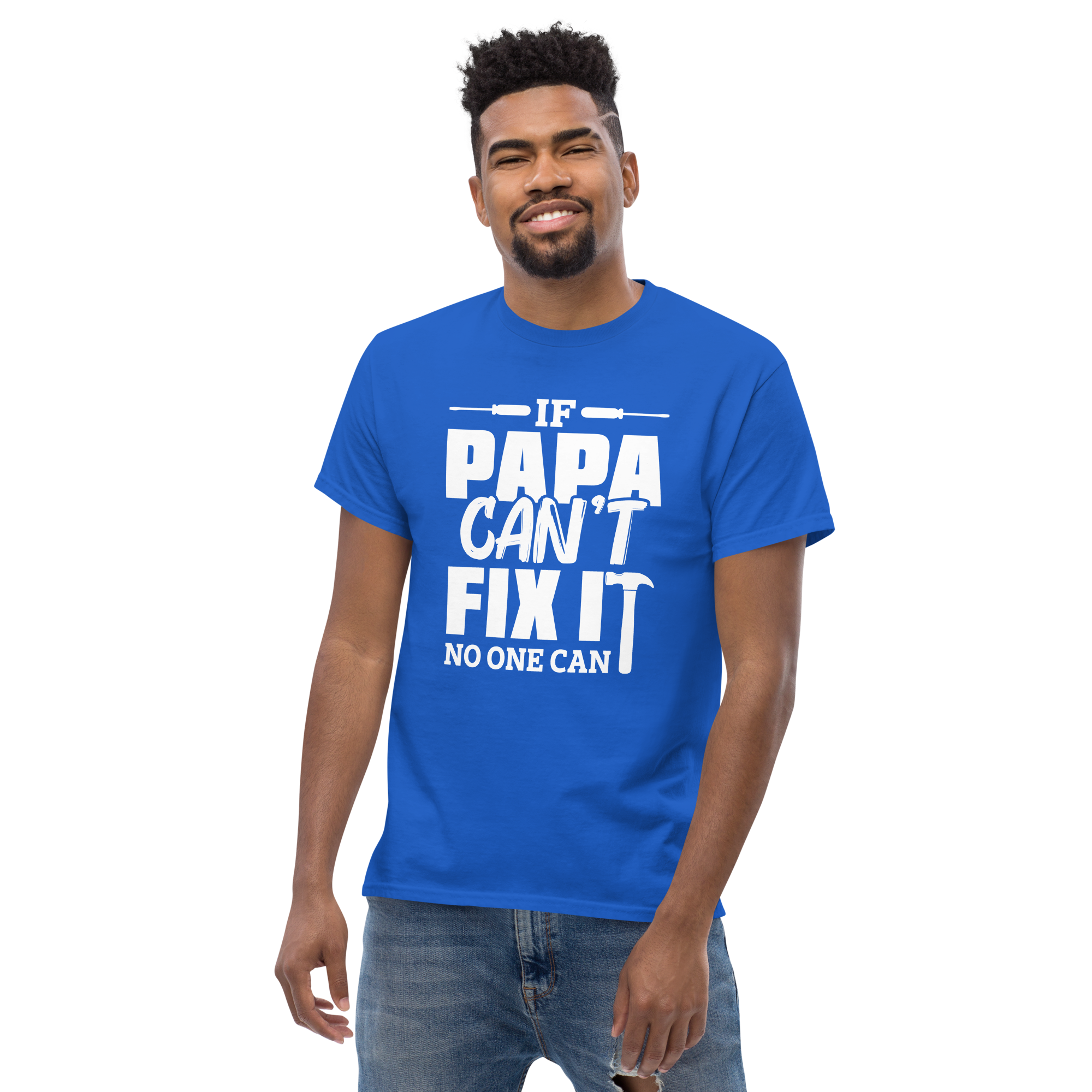 PAPA'S FIX IT men's t-shirt