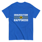 GRADUATION IS HAPPINESS men's t-shirt - Printoo Shop - - graduation, men's tee, Unisex Classic Tee | Gildan 5000