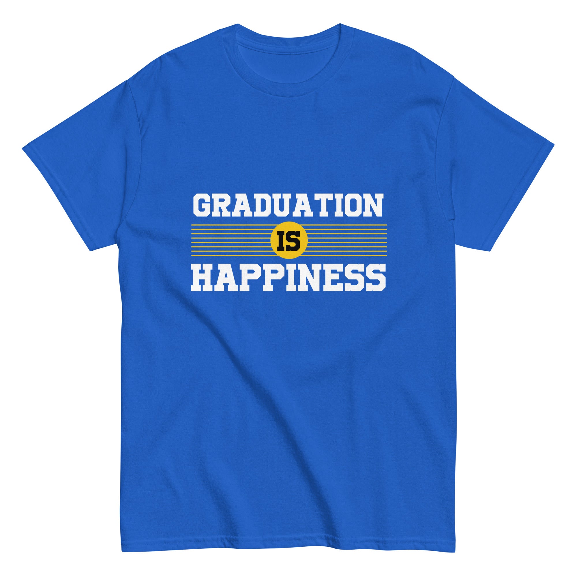 Camiseta para hombre LA GRADUACIÓN ES FELICIDAD