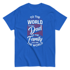 DAD'S WORLD Men's tee - Printoo Shop - - Father's Day, men's tee, Men’s Classic Tee | Gildan 5000, t-shirt, tee