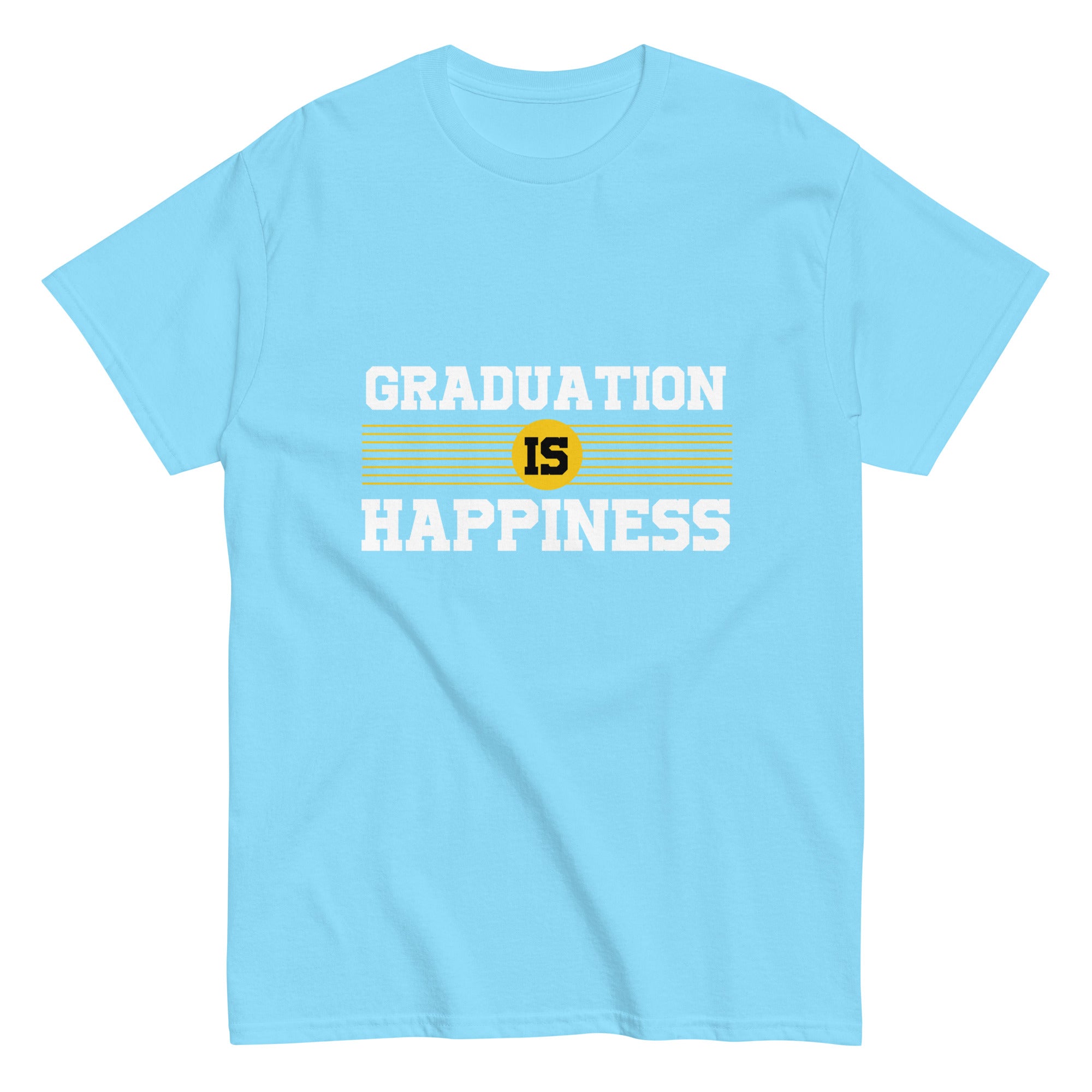 Camiseta para hombre LA GRADUACIÓN ES FELICIDAD