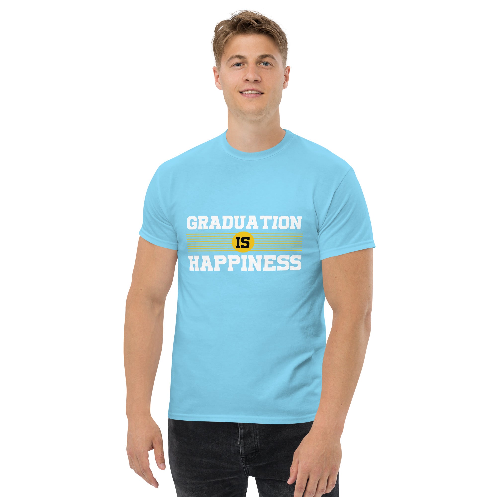 Camiseta para hombre LA GRADUACIÓN ES FELICIDAD
