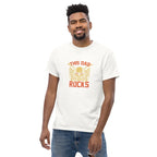 THIS DAD ROCKS men's t-shirt - Printoo Shop - - Father's Day, men's t-shirt, Men’s Classic Tee | Gildan 5000, t-shirt