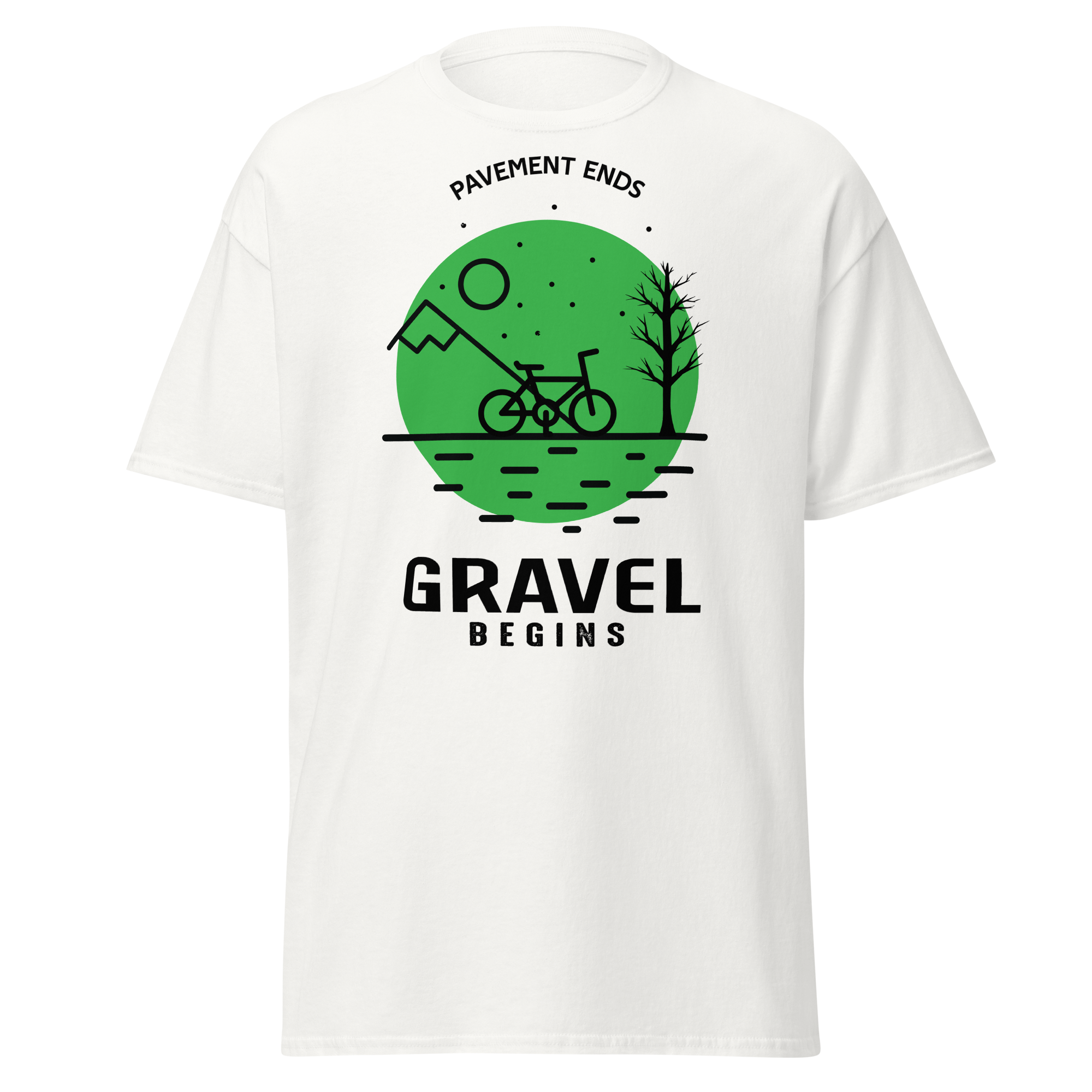 GRAVEL BEGINS unisex t-shirt