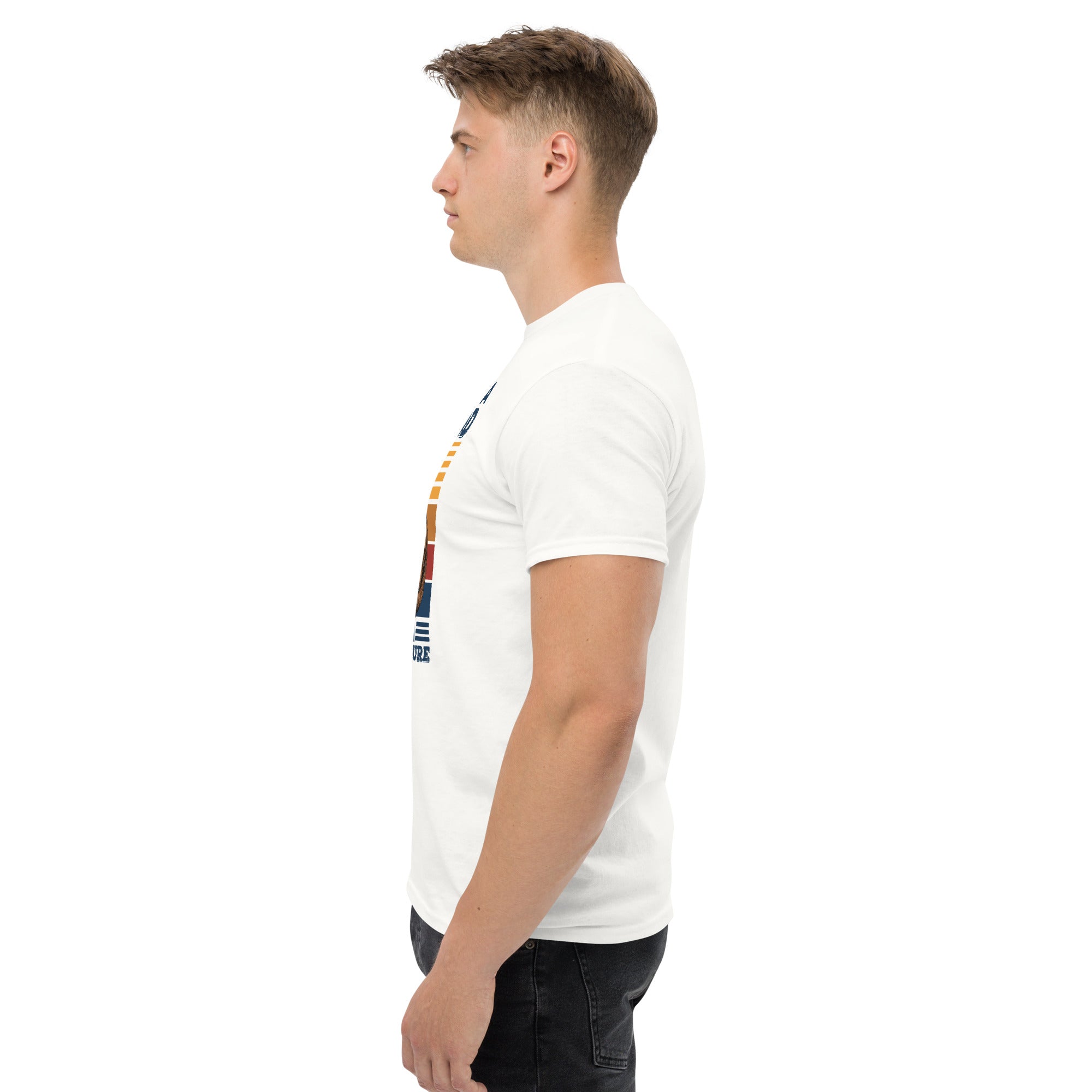 Camiseta de hombre con figura paterna y cuerpo de papá