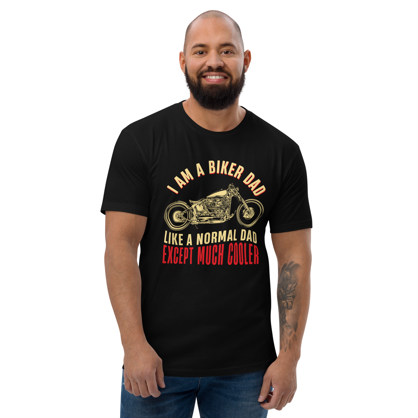 BIKER DAD Short Sleeve T-shirt