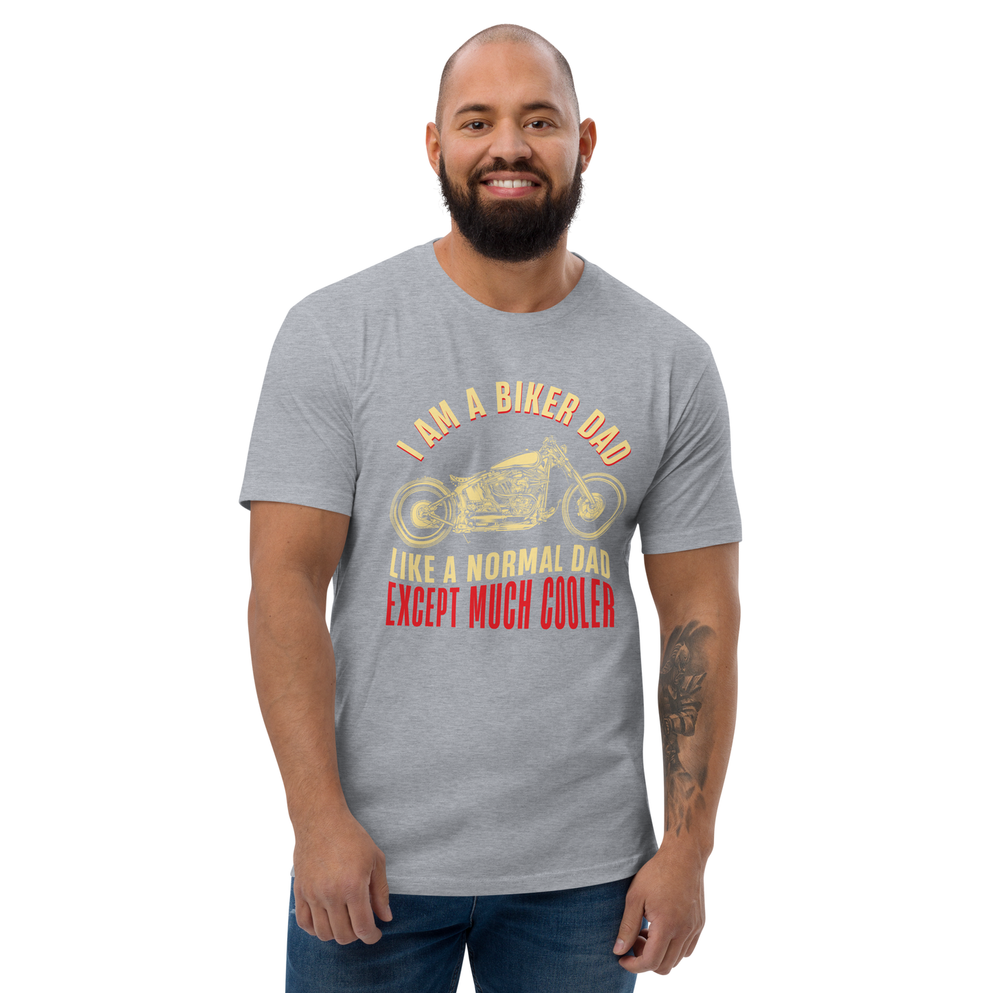 BIKER DAD Short Sleeve T-shirt